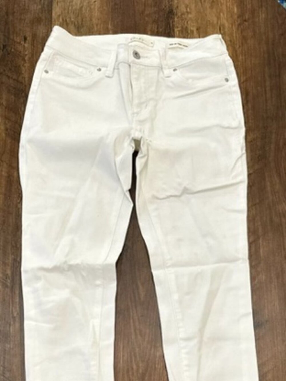Jessica Simpson White Skinny Jeans – Size 27 – Stretch Denim Ankle Pants